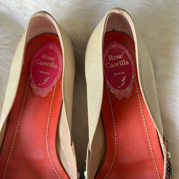 Rene Coavilla jeweled flats - Picture 6 of 7